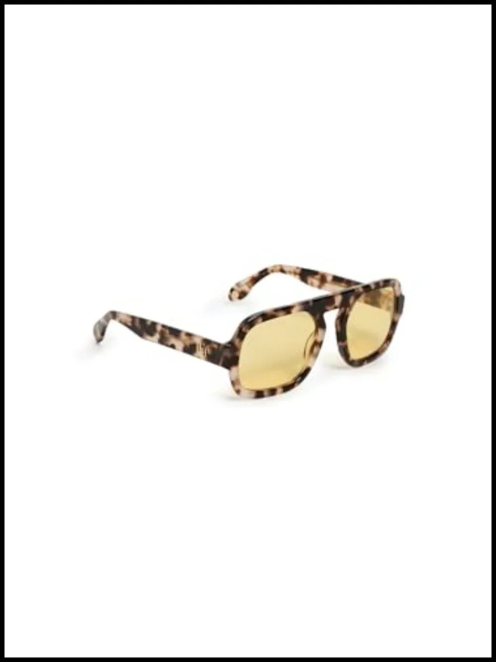 Aviator Sunglasses Non-Polarized Acetate Frame with Case